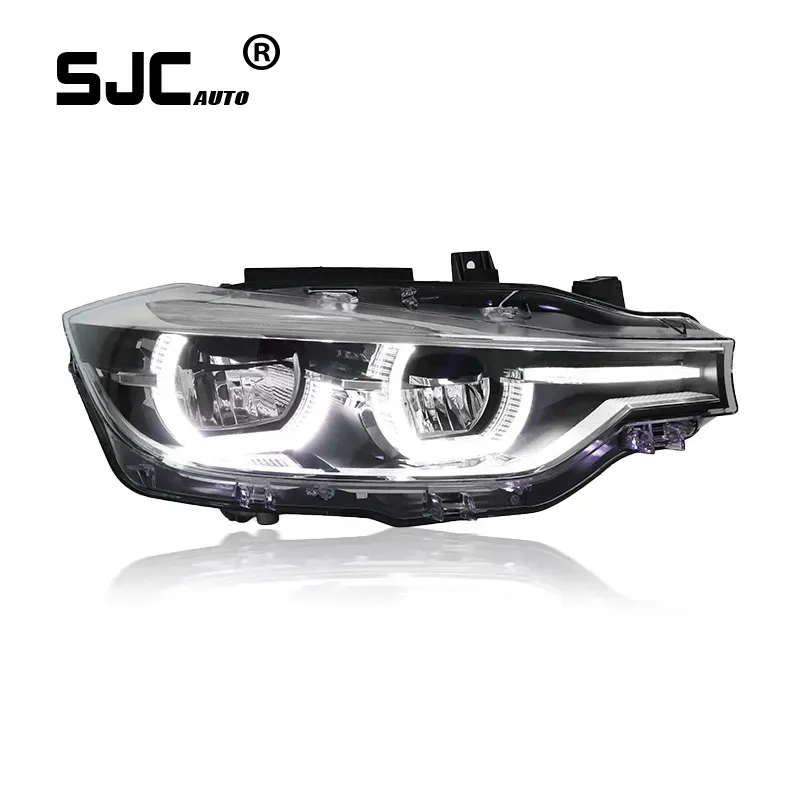 BMW 3 serisi F30 için SJC modifiye far F35 2013- 2015 kafa ışık Led lamba