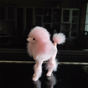 Vente en gros de mini-jouets en peluche mignons et miniatures, chien bouledogue en peluche, poupée pour la décoration de maison de poupées - Product Image 3