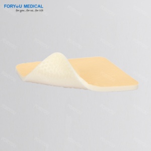 Pansement en mousse de silicone OEM à marque privée avec/sans bordure, auto-adhésif, imperméable, hautement absorbant pour les escarres - Product Image 2