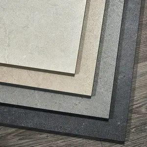 Realgres 600X600 piastrella per pavimento in gres porcellanato da cucina industriale antiscivolo piastrella rustica grigia a tutta massa effetto cemento grigio chiaro