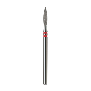 Professional Diamond Cuticle Drill Bit Sharp Flame XL 2.3mm Red Grit for <b>Nail</b> Salon - Product Image 4
