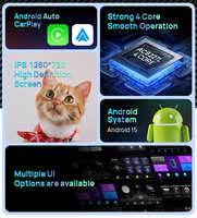 Radio para Auto Android 14, Radio de Navegación para Auto de 7 Pulgadas, Estéreo para Auto con Carplay, GPS Integrado, WIFI, FM, Reproductor Multimedia para Auto para BMW X5 E53