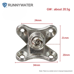 Conector de Esquina de Fijación Tipo Mariposa, Conector Metálico de 90 Grados, Soporte de Esquina Angular, Accesorios de Ferretería para Muebles - Product Image 2