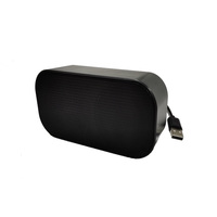 Altavoz USB Portátil Mini con Cable, 3W, Woofer de 2 Pulgadas, Audio Bidireccional, Interfaz de 3.5mm, 2.0 Canales, 60Hz-23KHz, Compatible con Micrófono