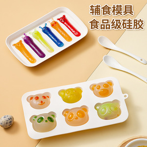 Baby Silicone Cake Mold Rectangle High Temperature Resistant For Baby Food Pudding Making - Product Image 5