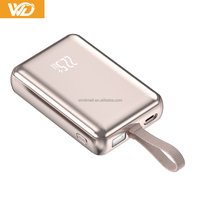 Batterie externe à charge rapide 20000mAh, chargeur portable avec câble intégré PD QC3.0, Power Banks 20000 mAh, logo personnalisé