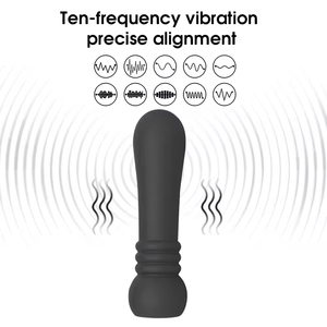 Hot Selling Female Massage Vibrator Adult Sex Product USB Rechargeable 10 Frequency Vibration 8 Speed Adjustment <b>Masturbation</b> - Product Image 4