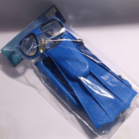 Ensemble de lunettes de natation sous-marine pour enfants moins chères masque de plongée en apnée et palmes pour piscines et plages