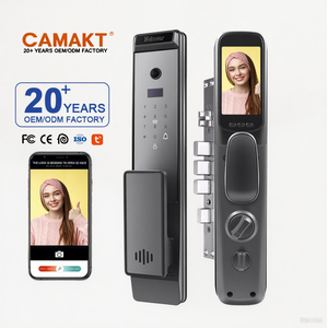 3D Nhận dạng khuôn mặt thông minh khóa Wifi máy ảnh 4.5-inch màn hình Video <span class=keywords><strong>intercom</strong></span> sinh trắc học vân tay mặt ID lưu trữ đám mây khóa - Product Image 1