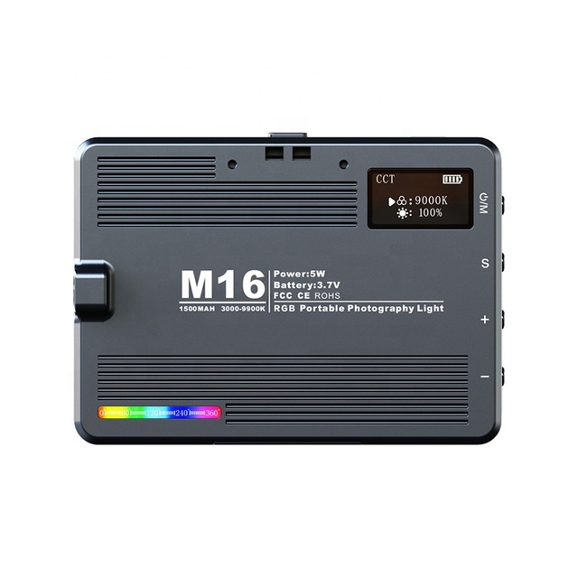 Photography Video Camera RGB Lighting Mini Bi-Color LED Panel Light for Selfie Tiktok Makeup Conference Gaming