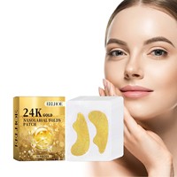 Masque Gel Hydratant Raffermissant Anti-rides pour le Visage, Atténue les Rides du Contour de la Bouche, Patch Anti-rides Nasogéniennes à l'Or 24K pour Peaux Mixtes Sèches