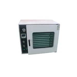 Horno de secado al vacío de laboratorio, 90 litros, 3.2CFM, 5-10 estantes, 4 Calefacción de pared