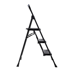 Cambodia Factory EN131 Folding Construction Multipurpose Foldable Platform Household Folding 3 Step Tripod Steel <strong>Ladder</strong> For Loft - Product Image 4