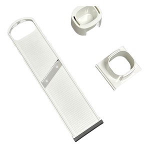 Garlic Slicer Cutter Peeler Kitchen Gadget Stainless Steel Manual Plastic Housing For Garlic Radish Vegetables - Product Image 5