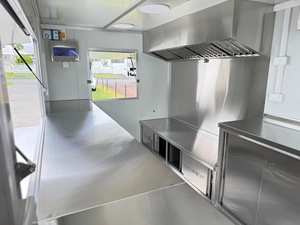 Rimorchio Mobile da Cucina Commerciale Personalizzato in Acciaio Inossidabile Resistente con 4 Ruote, Attrezzatura da Cucina Trainabile per <span class=keywords><strong>Catering</strong></span> - Product Image 4