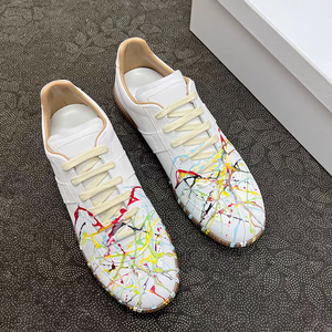 Scarpe da Allenamento M6 Deen 2026 Nuovo Stile Sportivo Casual Design Graffiti Versatile in Vera Pelle Tendenza Moda Bianche per Coppia - Product Image 5