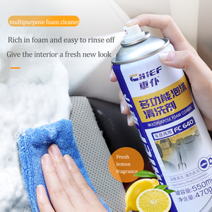 Limpiador <span class=keywords><strong>de</strong></span> Espuma Multiusos Chief <span class=keywords><strong>de</strong></span> 550 ml, Resistente a la Suciedad, Limpieza Profunda del <span class=keywords><strong>Interior</strong></span> y Asientos del Automóvil, Salpicadero, Cuidado del Automóvil, 24 Unidades por Caja - Product Image 3