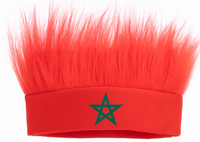 Personnalisé Maroc Pays Drapeau Élastique Cheveux Cravate Sport Cheer Bandeau pour Hommes et Femmes Promotionnel Sport Accessoire pour Enfants