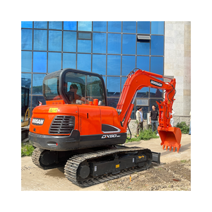 Excavadora usada DOOSAN DX60 de 6 toneladas en buen estado con precio de fábrica en venta - Product Image 1