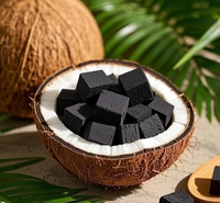 Comprimés de charbon de bois dur de coquille de noix de coco de fruits de chicha de 35mm de haute qualité