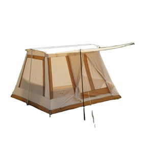 เต็นท์ครอบครัวแบบพับได้ Oxford Family Camping Flex Bow ปรับแต่งได้ กันน้ำ พร้อมโครงเหล็กสปริง สำหรับตั้งแคมป์กลางแจ้ง - Product Image 2