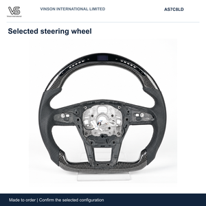 พวงมาลัยคาร์บอนไฟเบอร์สำหรับ Audi S7 รุ่น Open Center Selected Configuration AS7C8LD - Product Image 1