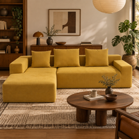 Sac de transport compressé jaune pour canapé sectionnel, étanche et anti-poussière, pour le transport sécurisé dans le commerce transfrontalier de meubles domestiques