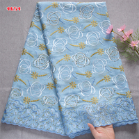 4654 Dentelle en voile de coton suisse de haute qualité, nouvelle mode, prix de gros, dentelle Lafaya, dentelle douce, broderie de Dubaï, tissu pour robe de mariée