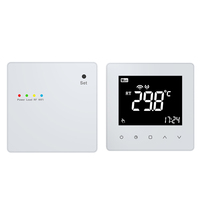Thermostat de chaudière à gaz programmable WiFi pour le chauffage domestique, grand écran LCD, alimenté par batterie