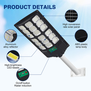 Farola <span class=keywords><strong>Solar</strong></span> de 2000w con Sensor de Movimiento, Ahorro de Energía, Impermeable IP65, Farola <span class=keywords><strong>Solar</strong></span> <span class=keywords><strong>LED</strong></span> de Alta Luminosidad, Lámparas Solares - Product Image 2