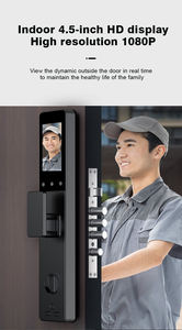 זיהוי פנים המפעל ישיר זיהוי סיסמא nfc tuya intercom אוטומטי wifi מנעול דלת חכם עם ביומטרי - Product Image 5