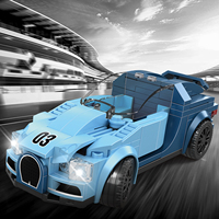 Wange 2873 Bloques de Construcción de Coche, Superdeportivo Creativo MOC, Decoración de Escena Urbana, Juego de Bloques de Construcción Educativos para Niños, Regalo