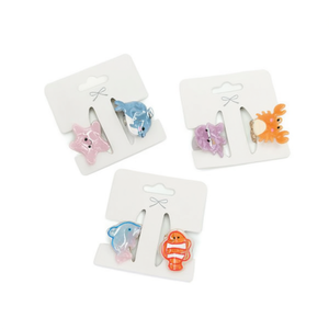Set de Pinzas para el Cabello con Forma de Animales Marinos Pequeños 48302, 1200 Piezas por Caja - Product Image 1