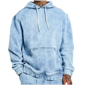 Sweat à capuche coupe-vent en coton 100% tissé, doublé, personnalisable avec logo, sans MOQ, vente en gros d'usine, pour femmes et hommes - Product Image 1