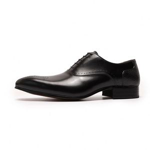 Chaussures Oxford classiques britanniques faites à la main pour hommes, à lacets, vente en gros - Product Image 5