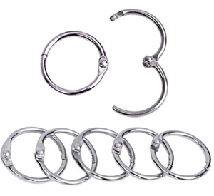 35mm 38mm Nickel Plated Key <strong>Ring</strong> Metal Loose Leaf Binder <strong>Ring</strong> Book <strong>Split</strong> <strong>Rings</strong> - Product Image 2