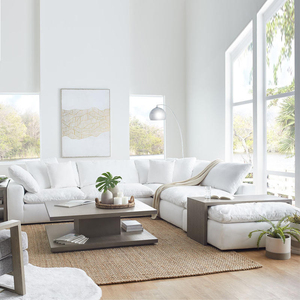 Modular Sectional <b>Sofa</b> Living Room French Furniture Cloud Nordic Modern White Modular Sectional Couch <b>Sofa</b> <b>Sets</b> - Product Image 3