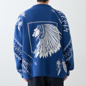 Winter Crew Neck Cotton Knitwear <strong>Men's</strong> <strong>Cardigan</strong> Pullover Sweater Private Label Apparel America / <strong>UK</strong> <strong>Men</strong> <strong>Cardigan</strong> Sweater - Product Image 3