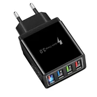 Drogon nos UE Reino Unido enchufe QC3.0 rápido de carga 4 puerto de alimentación USB de 5V adaptador de cargador de pared de escritorio