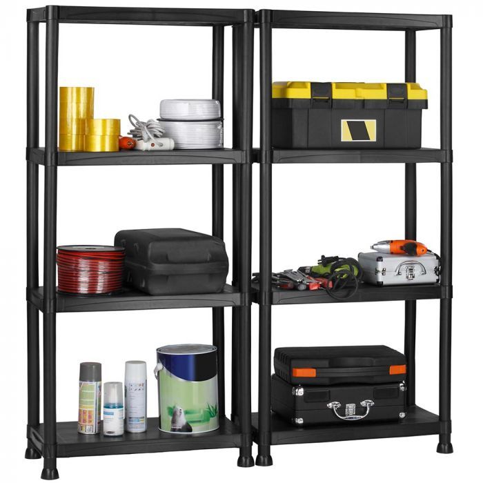 Plastic Storage Shelves Medium Modular Shelving