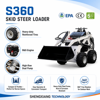 Harga Terbaik Compact Skid Steer Loader S360 Diesel Euro 5 Emission dengan Quick Attach Bucket Dijual di Alibaba International