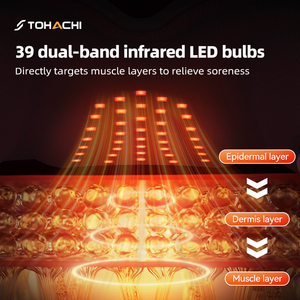 Silla Correctora de Postura con Terapia de Luz Roja, Silla Ergonómica Ajustable para Oficina, Silla de Masaje con Vibración Inteligente y Temporizador - Product Image 3