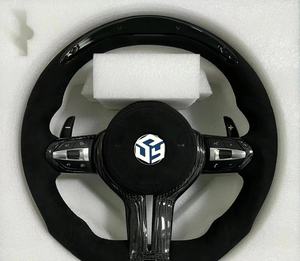 Con LED <span class=keywords><strong>M</strong></span> Sport, <span class=keywords><strong>volante</strong></span> de fibra de carbono forjado para <span class=keywords><strong>BMW</strong></span> F30 F10 M5 F90 F20 X5 E70 X6 X6M E71 <span class=keywords><strong>E46</strong></span> M3 E39 E60 E92 M4 G20 G30 - Product Image 5