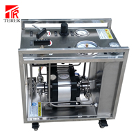 TEREK LU-LDD-255 Potenciador Neumático de Líquido de Alta Presión para Equipo de Banco de Pruebas con Manguera de Bombeo, Estructura de Acero Inoxidable