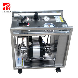 테스트 펌프 호스 발파 벤치 장비 스테인레스 스틸 프레임 용 TEREK LU-LDD-255 고압 공압 액체 부스터 - Product Image 2