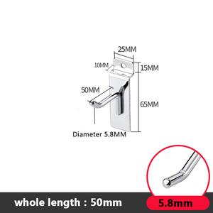 <span class=keywords><strong>2025</strong></span> OEM kim loại thép nhựa bán lẻ hiển thị Móc Treo Kim Loại slatwall móc Nhà cung cấp các tông thác nước móc - Product Image 6