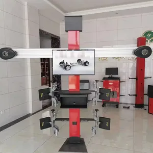 Küresel çoklu dil otomatik 3D araba hizalama makinesi ile eko-yönlü yüksek kaliteli dört tekerlek hizalama