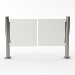 Porte cylindrique de barrière de tourniquet d'oscillation de contrôle d'accès piétonnier d'acier inoxydable pour les endroits à sens unique de la circulation - Product Image 1