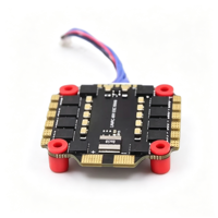 LANNRC MAK4 ESC 4-en-1 45A 60A 8 bits 36S 30mm entre broches compatible DSHOT600 en métal pour FPV Racing UAV