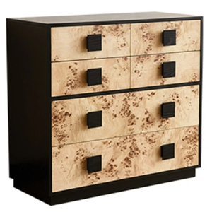 Armoire de rangement en chêne rouge vieilli effet ombré pour hôtel, villa, salon, <span class=keywords><strong>avec</strong></span> revêtement en écorce d'arbre, grande capacité, type seau - Product Image 1